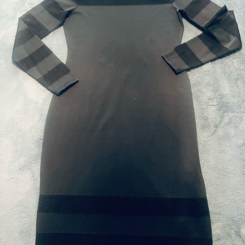 Michael Kors Black Long Sleeve Dress